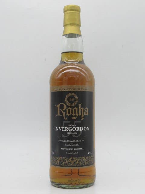 Rogha インバーゴードン 1965 55年 シングルグレーン 700ml Amazon.co.jp: インヴァーゴードン 55年 1965 ローガ シングル
